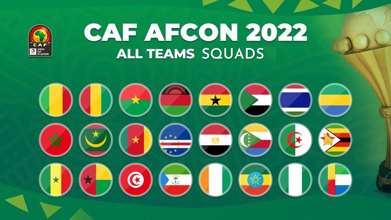 Africa Cup of nations 2022 squads