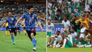 Japan and Saudi Arabia qualify