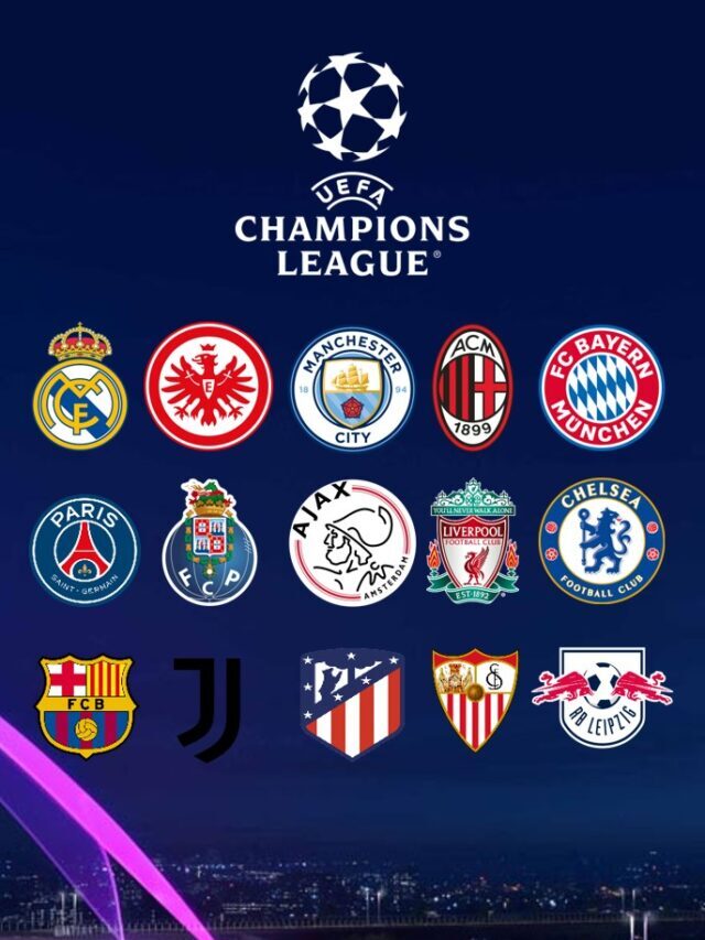 UEFA Champions League 2022-23 group-stage 32 teams & Pots